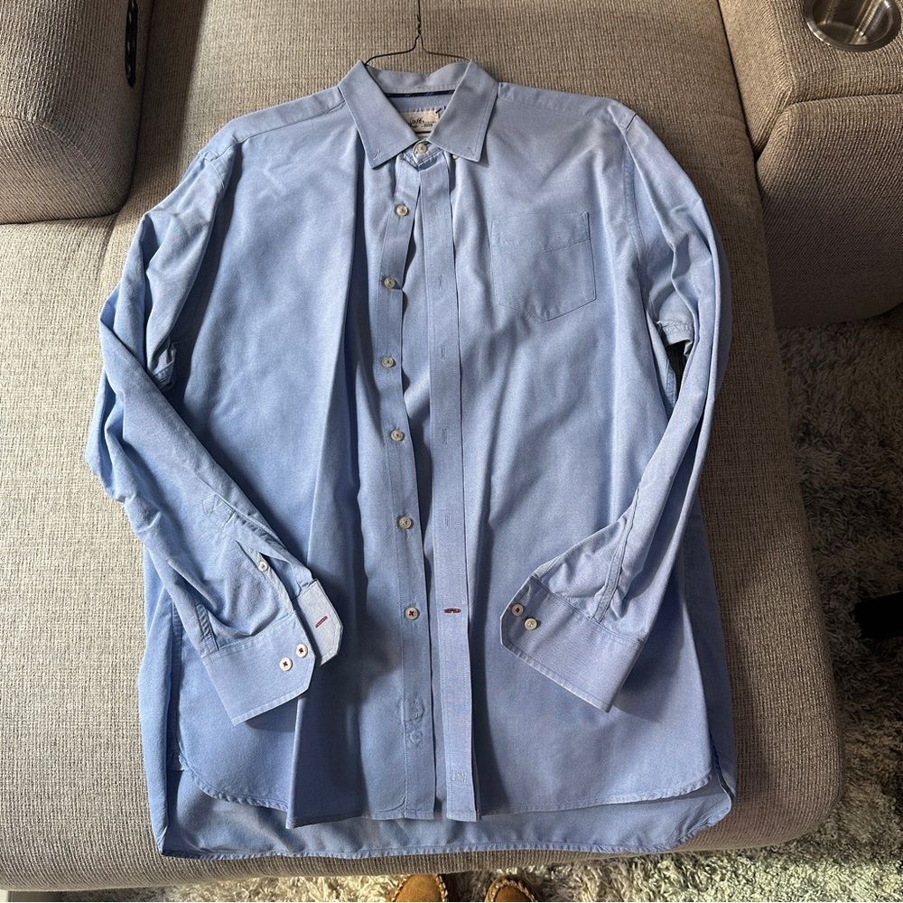 Johnston & Murphy Blue Shirt